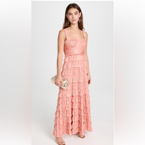 Ulla Johnson Camille Gown in Tuberose Pink size 6 - Picture 5 of 16